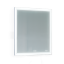 Зеркало Jorno Glass 80 с подсветкой, часами и обогревом  (Gla.02.77/W) Фото 1