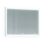 Зеркало Jorno Glass 100 с подсветкой, часами и обогревом  (Gla.02.92/W) Фото 1