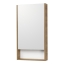 Зеркальный шкаф Акватон Сканди 45 Белый/Дуб Рустикальный Фото 1