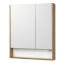 Зеркальный шкаф Акватон Сканди 70 Белый/Дуб Рустикальный Фото 1