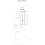 Шкаф подвесной Акватон Мишель навесной Дуб Эндгрейн/Белый Фото 2