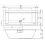 Ванна Riho Rething cubic velvet 180x80 Фото 2