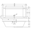 Ванна Riho Rething cubic velvet 190x90 Фото 2